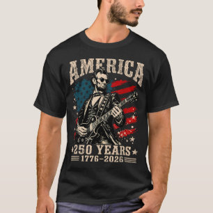 Vintage Abraham Lincoln Abe Lincoln Playing T-Shirt