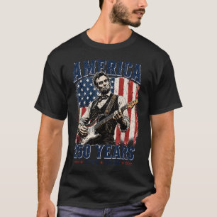 Vintage Abraham Lincoln Abe Lincoln Playing T-Shirt