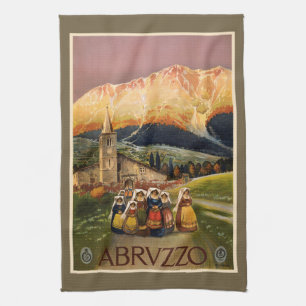 Vintage Abrvzzo Italy hand towel