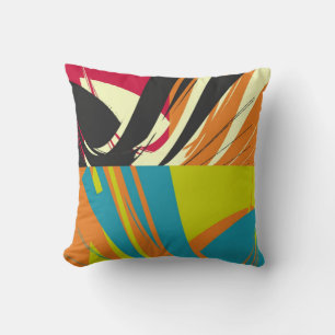 Vintage Abstract Art Deco Cushion