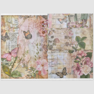 Vintage Abstract Art Decoupage Tissue Paper