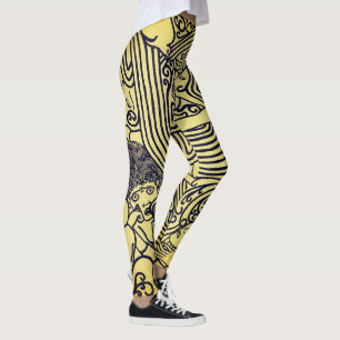 Vintage Abstract Design Leggings