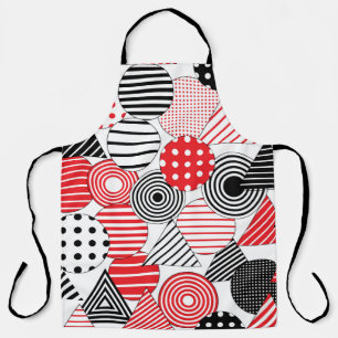 Vintage Abstract: Dots & Stripes Apron