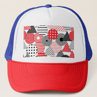 Vintage Abstract: Dots & Stripes Trucker Hat