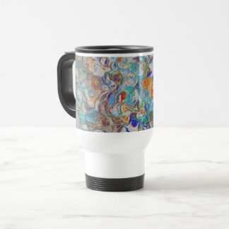 Vintage Abstract Dream –Sepia Fantasy Nature Travel Mug