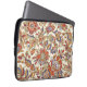 Vintage Abstract Floral Pattern Laptop Sleeve (Front Right)