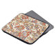 Vintage Abstract Floral Pattern Laptop Sleeve (Front Top)
