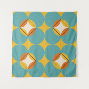 Vintage Abstract, Geometric Scandinavian Pattern. Tapestry