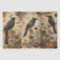 Vintage Abstract Grunge Birds Decoupage