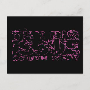 Vintage Abstract Grunge The Big Issue South West Holiday Postcard