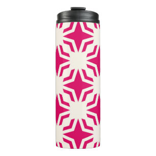 Vintage abstract ornamental geometric seamless pat thermal tumbler