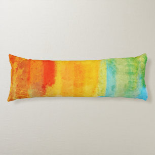 Vintage Abstract Painting Body Cushion