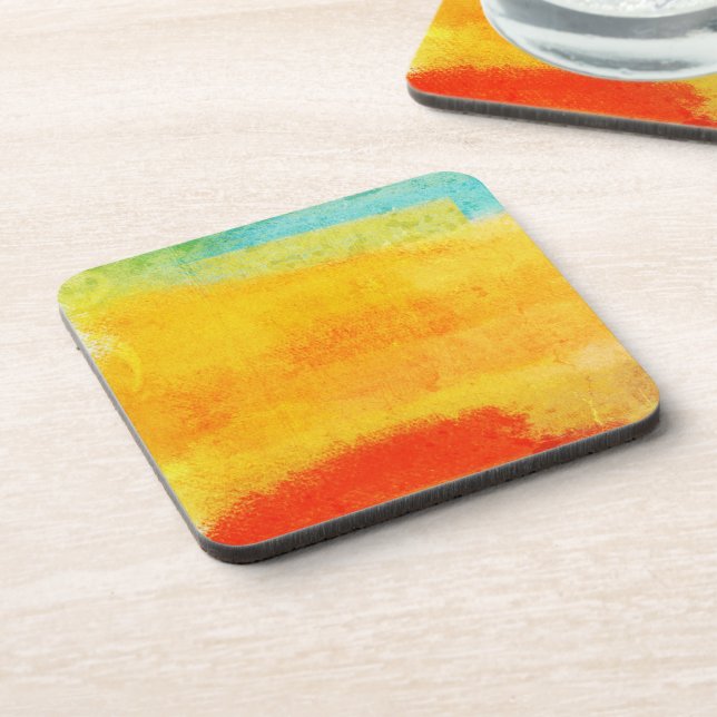 Vintage Abstract Painting Coaster (Left Side)