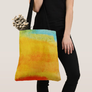 Vintage Abstract Painting Tote Bag