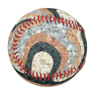 Vintage Abstract Quartz Stone Natural Baseball