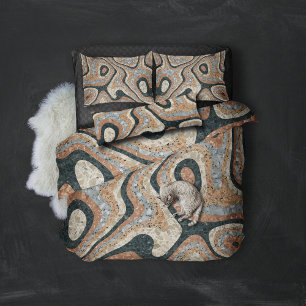 Vintage Abstract Quartz Stone Natural Body Cushion