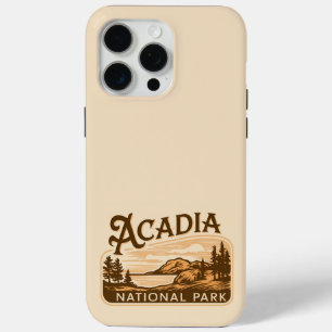 Vintage Acadia National Park Bar Harbour  iPhone 15 Pro Max Case