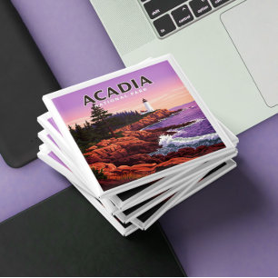 Vintage Acadia National Park Magnet
