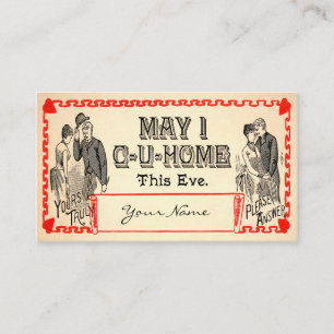 Vintage Acquaintance Business Card