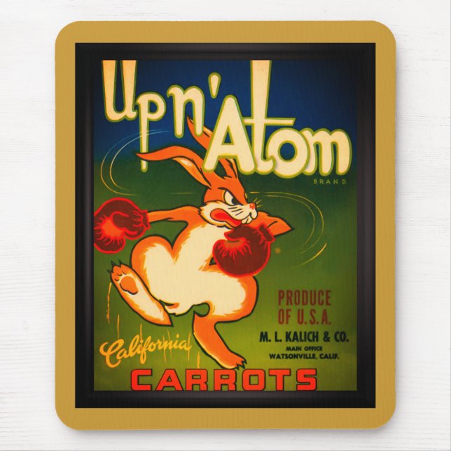 Vintage Ad Carrots  Mouse Pad (Front)