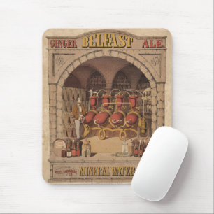 Vintage Ad For Belfast Ginger Ale. Mouse Pad