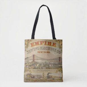 Vintage Ad For Empire Sewing Machine Co., New York Tote Bag