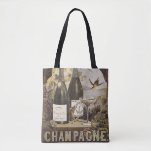 Vintage Ad For Henriot & Co. Rheims Champagne Tote Bag