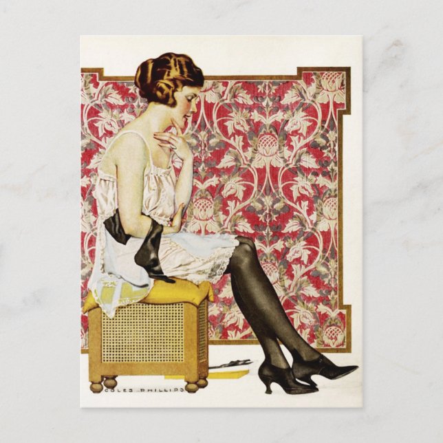 Vintage Ad for Holeproof Hosiery Postcard (Front)