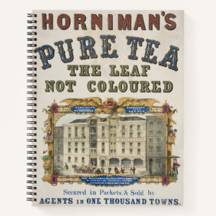 Vintage Ad For Horniman's Pure Tea Notebook