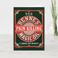 Vintage Ad For Renne's Pain Killing Magic Oil