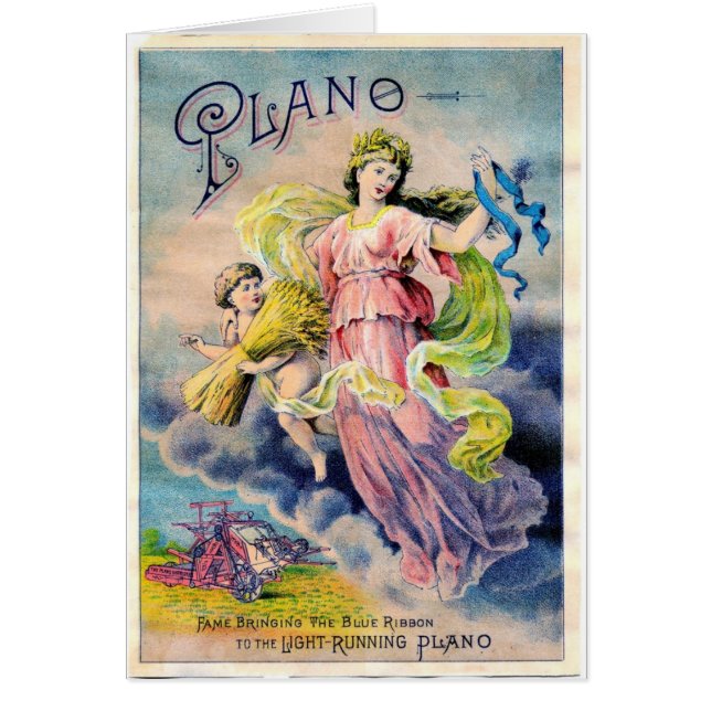 Vintage Ad - Goddess of Farm Crops, (Front)