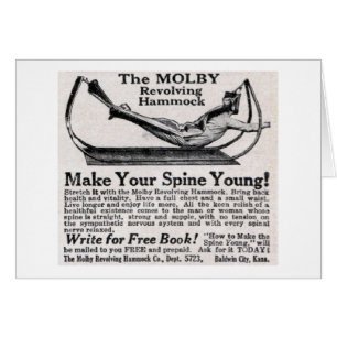 Vintage Ad - Molby Revolving Hammock,