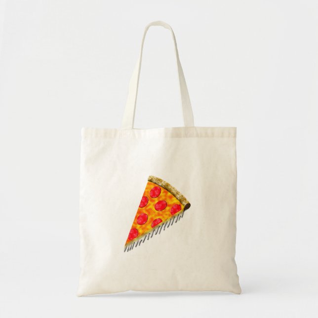 Vintage Ad Pizza Slice Tote Bag (Front)