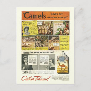 Vintage Ad Postcard
