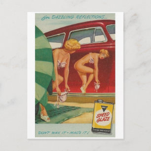 Vintage Ad Poster Postcard