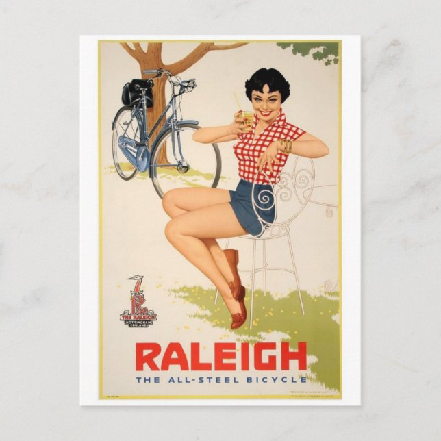 Vintage Ad Poster Postcard (Front)