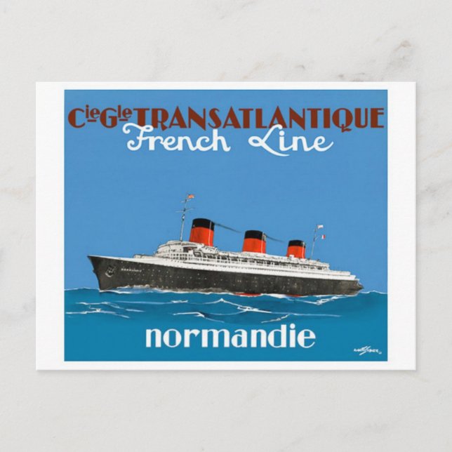 Vintage Ad Poster Postcard (Front)