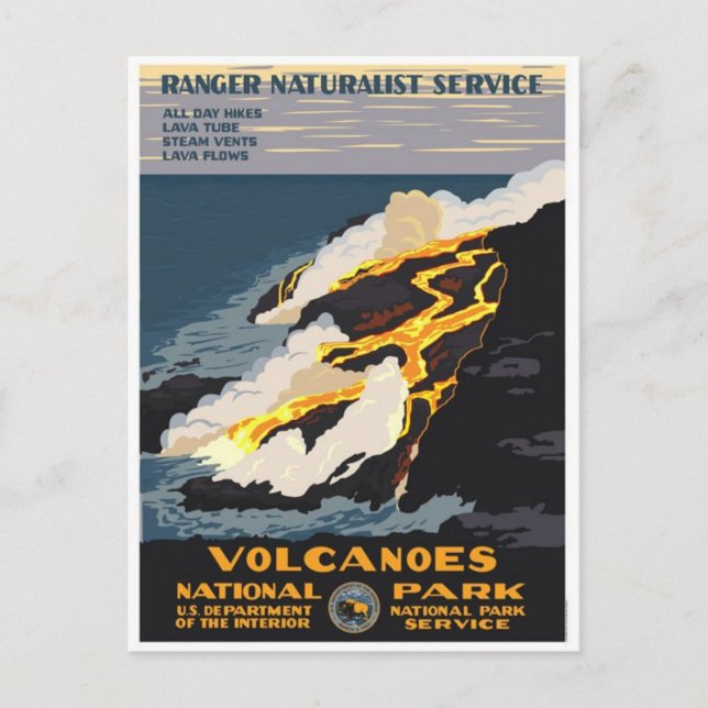 Vintage Ad Poster Postcard (Front)
