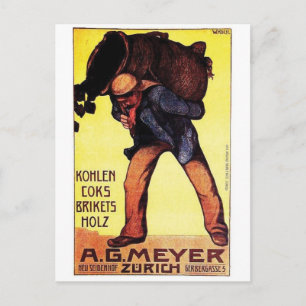 Vintage Ad Poster Postcard