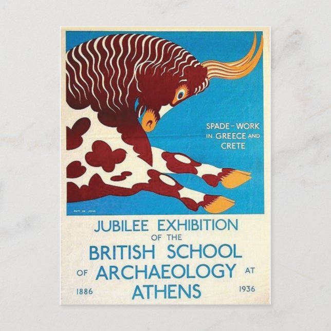 Vintage Ad Poster Postcard (Front)