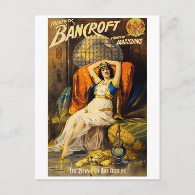 Vintage Ad Poster Postcard (Front)