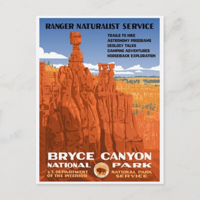 Vintage Ad Poster Postcard (Front)