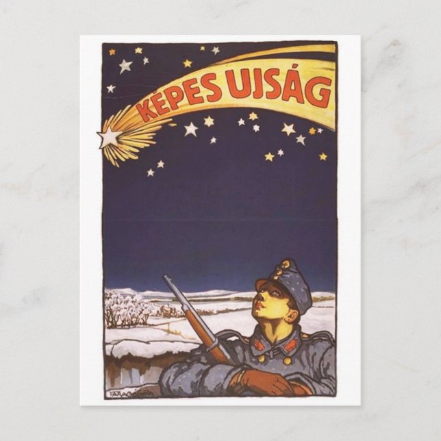 Vintage Ad Poster Postcard (Front)