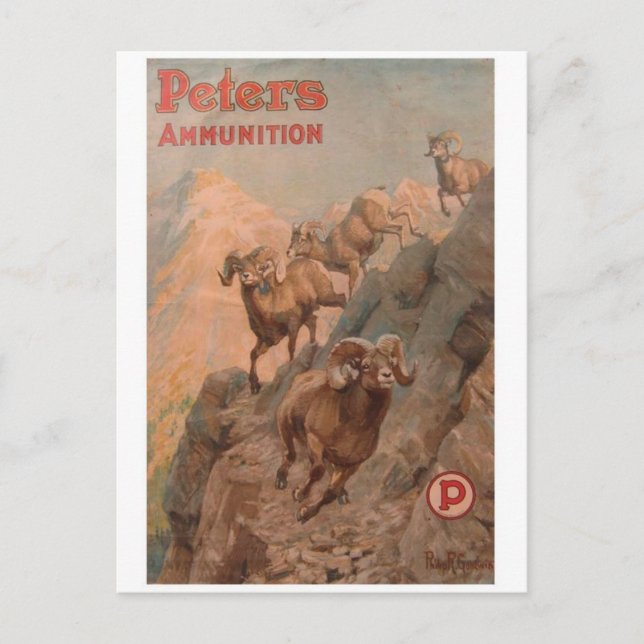 Vintage Ad Poster Postcard (Front)