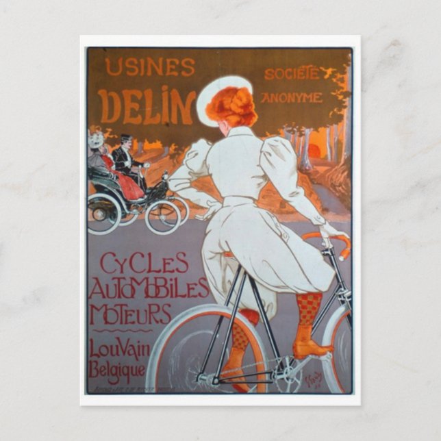 Vintage Ad Poster Postcard (Front)