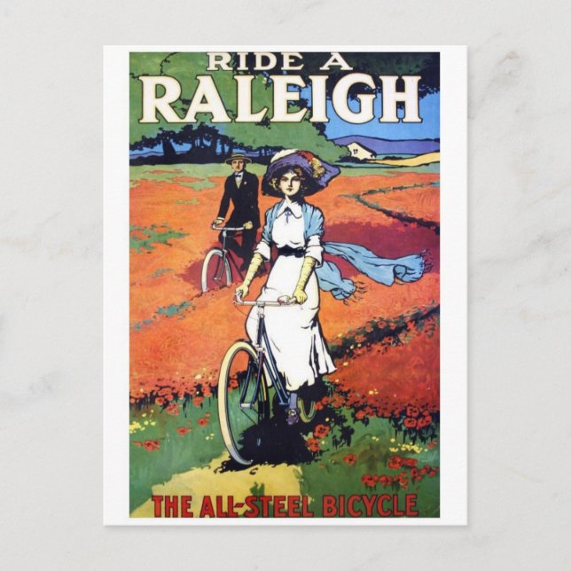 Vintage Ad Poster Postcard (Front)