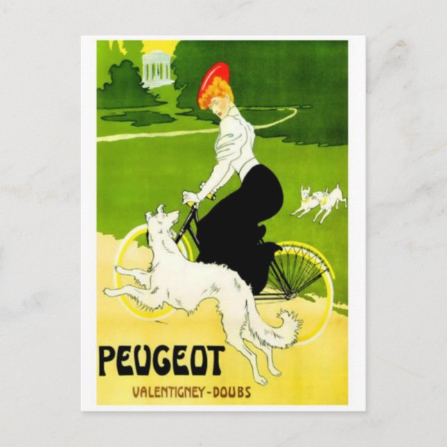 Vintage Ad Poster Postcard (Front)