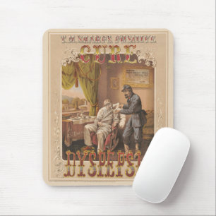 Vintage Ad T.M. Sharps Positive Cure For Dyspepsia Mouse Pad