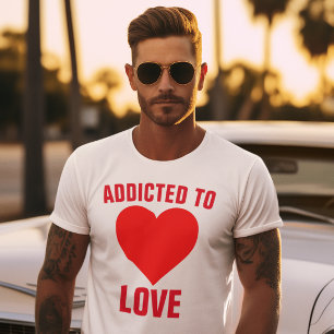 Vintage Addicted to Love 1980's Groom T-SHIRTS