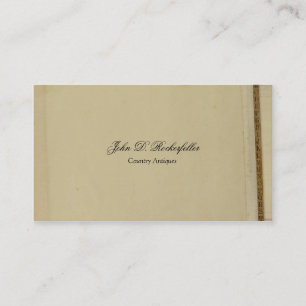 Vintage Address Book Tabs Business Card
